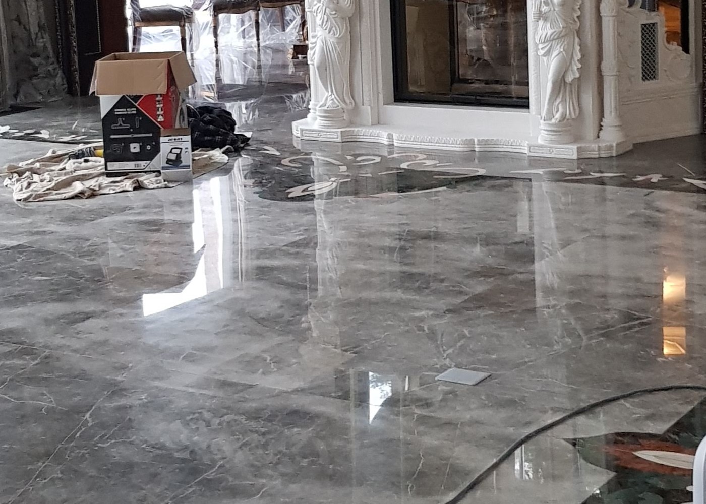 Betona grīdu slīpēšana